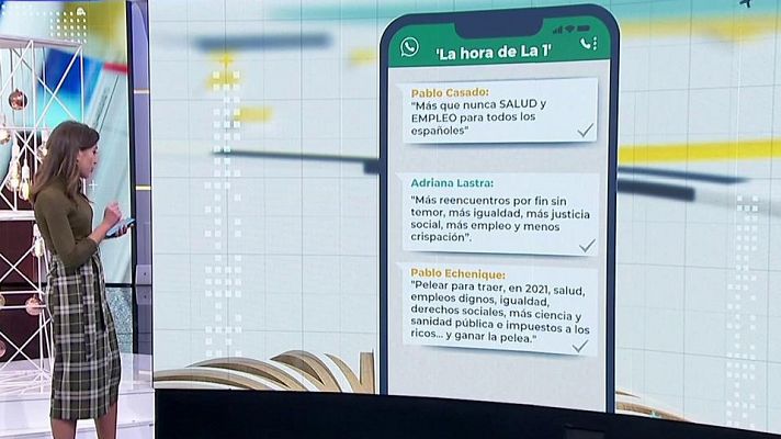 La hora de La 1 - Los deseos de los políticos para el 2021