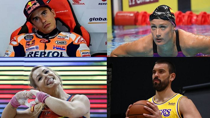 Telediario 1 - Los desafíos de los deportistas españoles para 2021