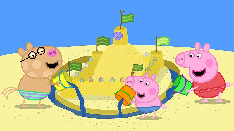 Peppa Pig en inglés - The sandcastle - RTVE.es - Peppa Pig en inglés | Watch