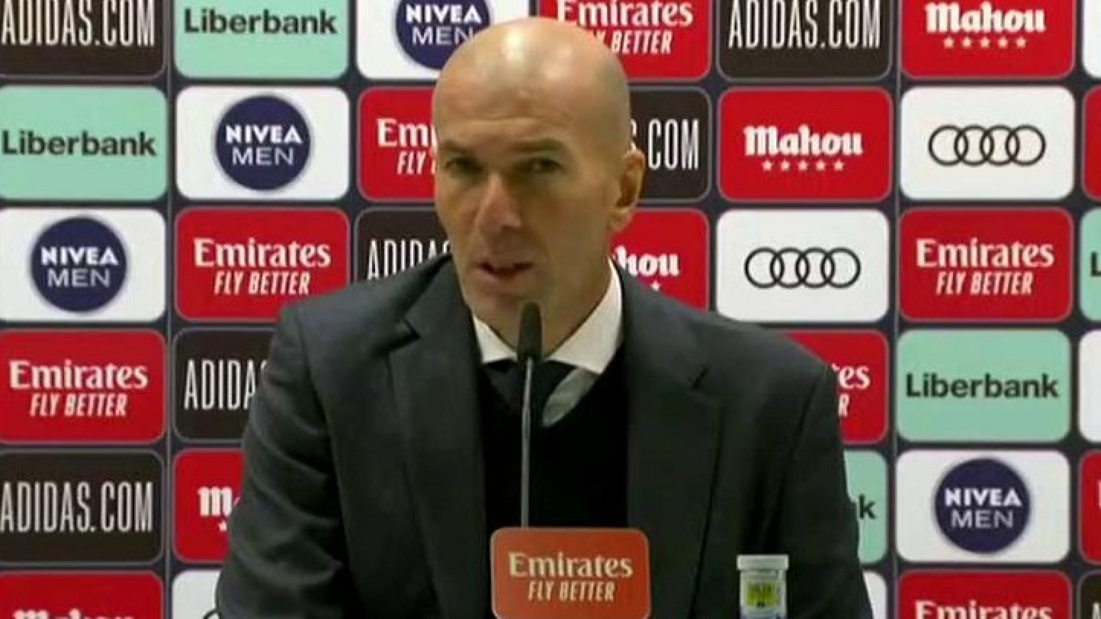 Zidane, satisfecho con el partido de sus jugadores | Ver