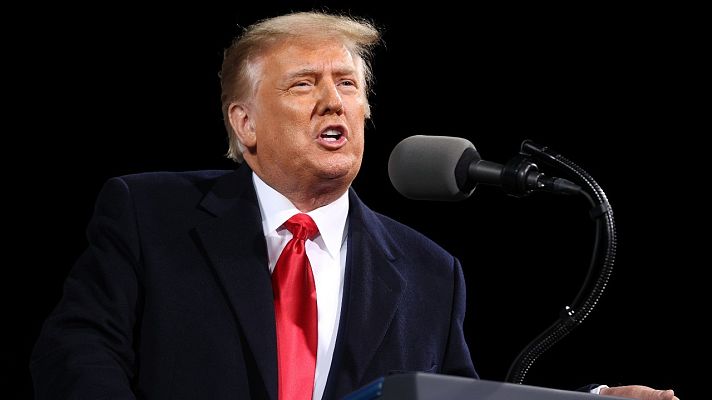 Telediario 1 - Trump presionó a las autoridades electorales de Georgia para anular la victoria de Biden