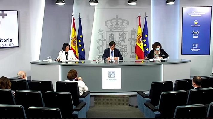 Especial Coronavirus - Especial informativo - Comparecencia del ministro de Sanidad y de la ministra de Política Territorial - 04/01/21