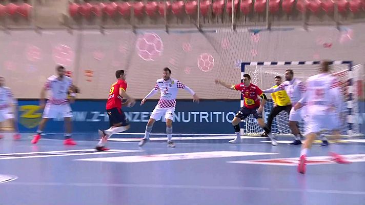Balonmano - EHF Cup. Selecciones masculinas: Croacia - España