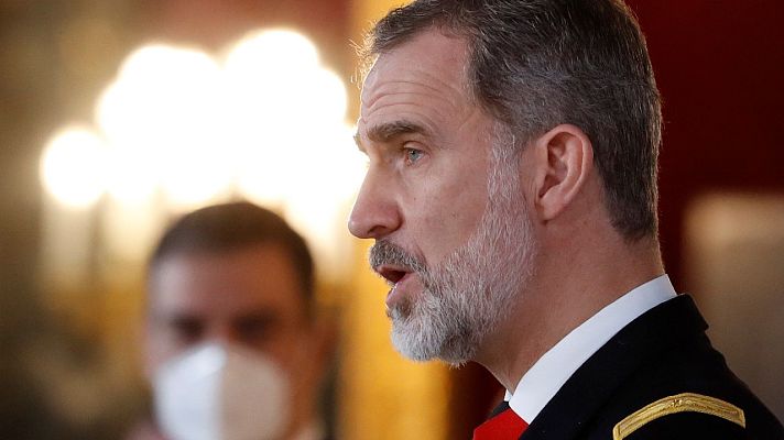 Informativo 24h - El rey recuerda al Ejército su compromiso con la Constitución y alaba su "esfuerzo" durante la pandemia