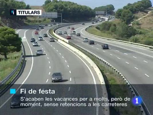 L'Informatiu - L'informatiu cap de setmana - 30/08/09