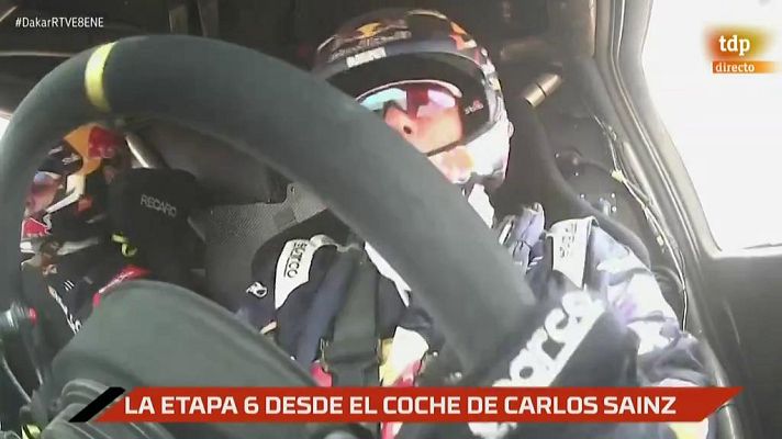 Dakar - Dakar 2021 | La sexta etapa desde el interior del coche de Carlos Sainz