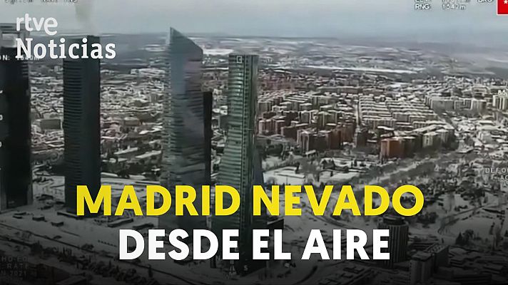 Modo Digital - Lo que no has visto: la histórica nevada en Madrid, desde el aire
