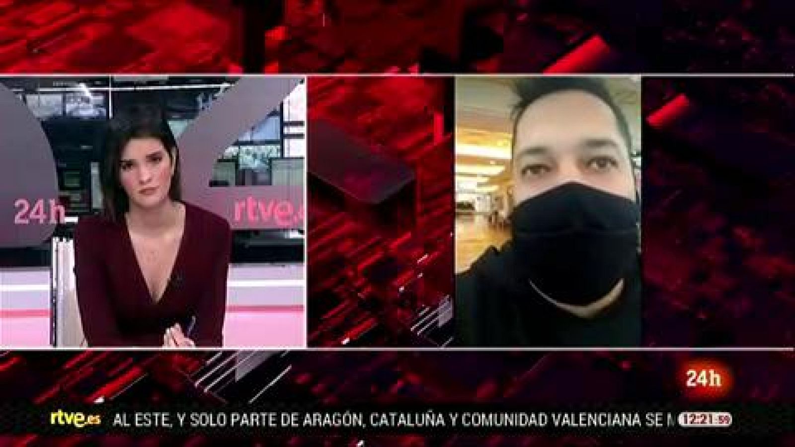 Un centenar de trabajadores atrapados por la nieve en un centro comercial de Majadahonda - Informativo 24h | Ver