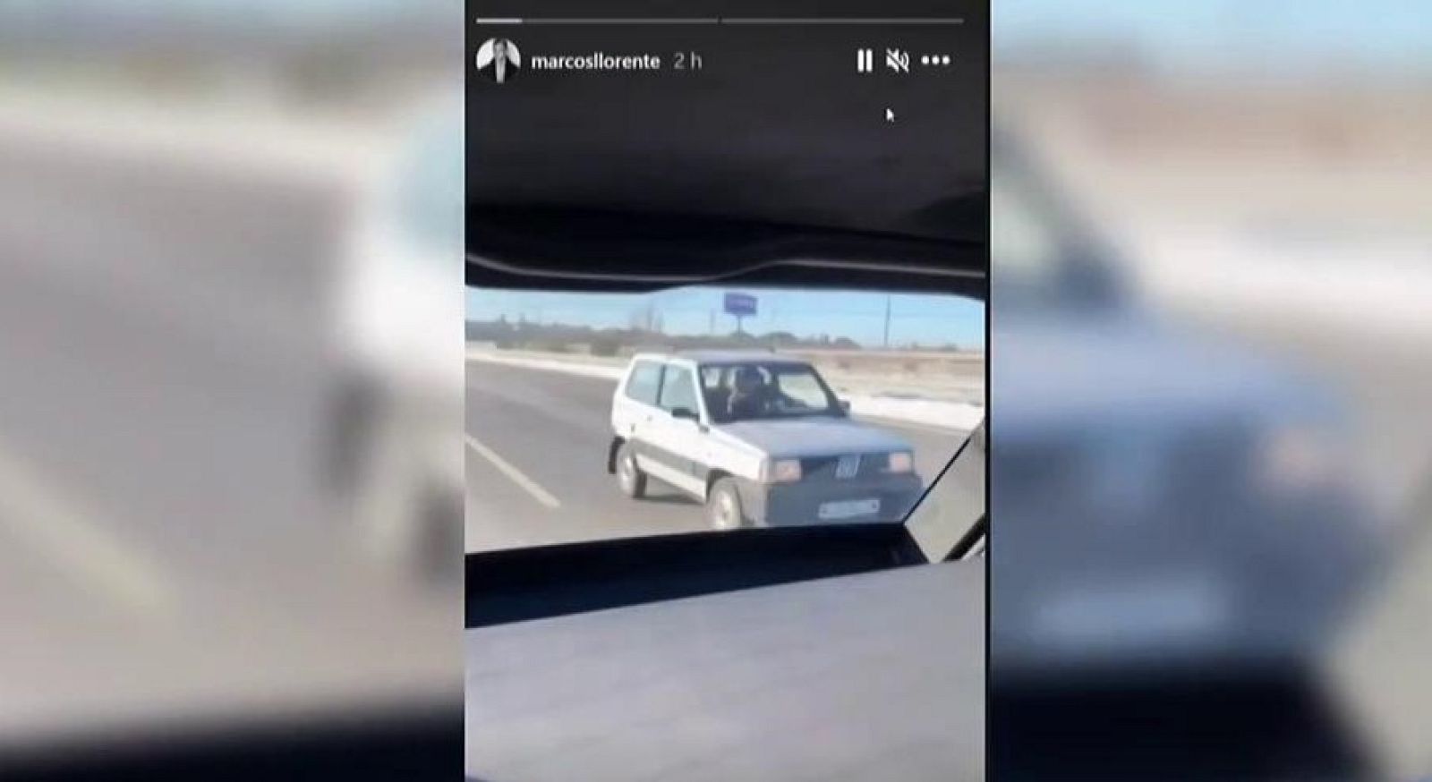 Al entrenamiento del Atlético en un Fiat Panda | Ver