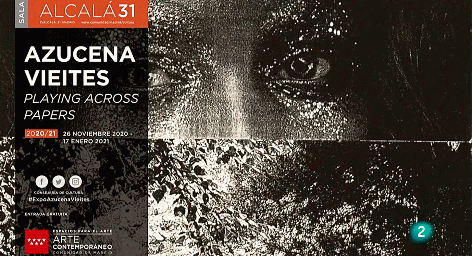 La aventura del saber Azucena Vieites Playing Across Papers arte plástica Sala Alcalá 31 #AventuraSaberArte