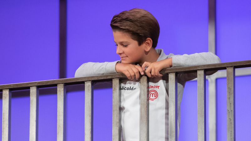 Nicolás, primer finalista de MasterChef Junior 8