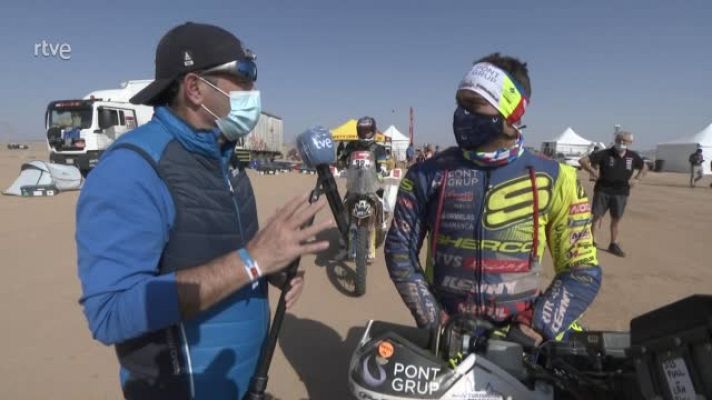 Dakar - Dakar 2021 | Lorenzo Santolino: "El ritmo es muy alto"