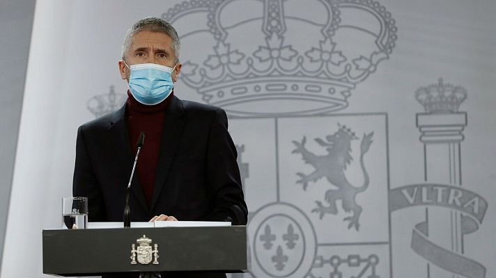 La noche en 24h - Grande Marlaska: "Vamos a cubrir los daños, pero no voy a polemizar sobre la declaración de zona catastrófica"