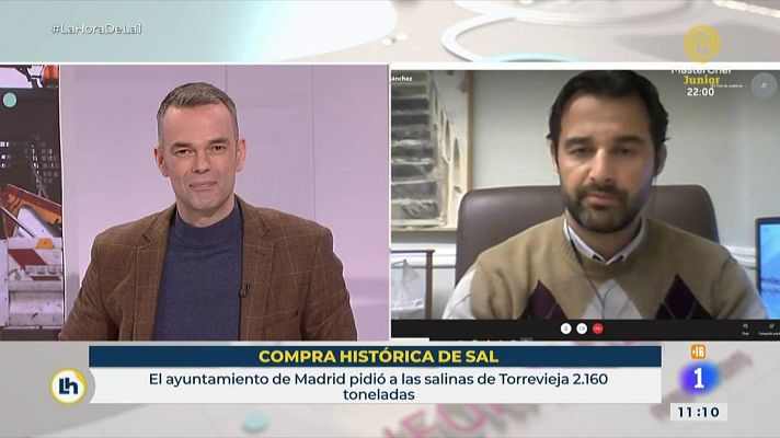 La hora de La 1 - Eduardo Dolón, alcalde de Torrevieja: "Estamos enviando la sal de Torrevieja no solo a nuestro país, si no a todo el mundo"