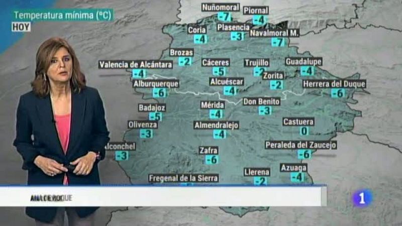 El tiempo en Extremadura - 12/01/2021