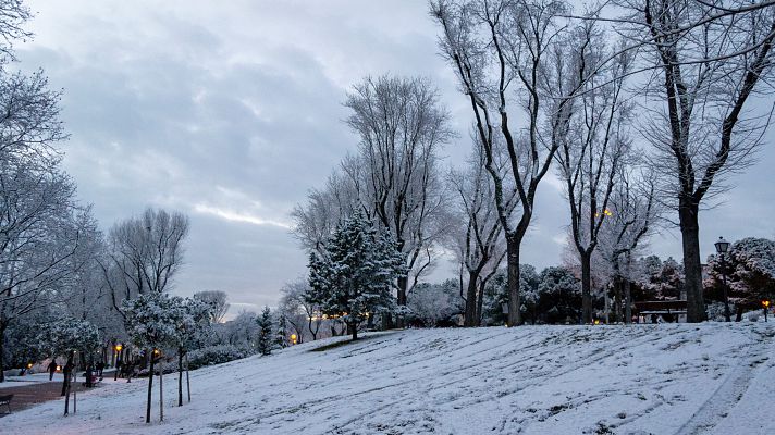 El tiempo - Heladas fuertes en Madrid, Castilla-La Mancha, este de Castilla y León, sur de Aragón y áreas de montaña