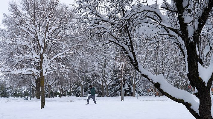 Telediario 1 - Más de 25 grados bajo cero en el triángulo del frío
