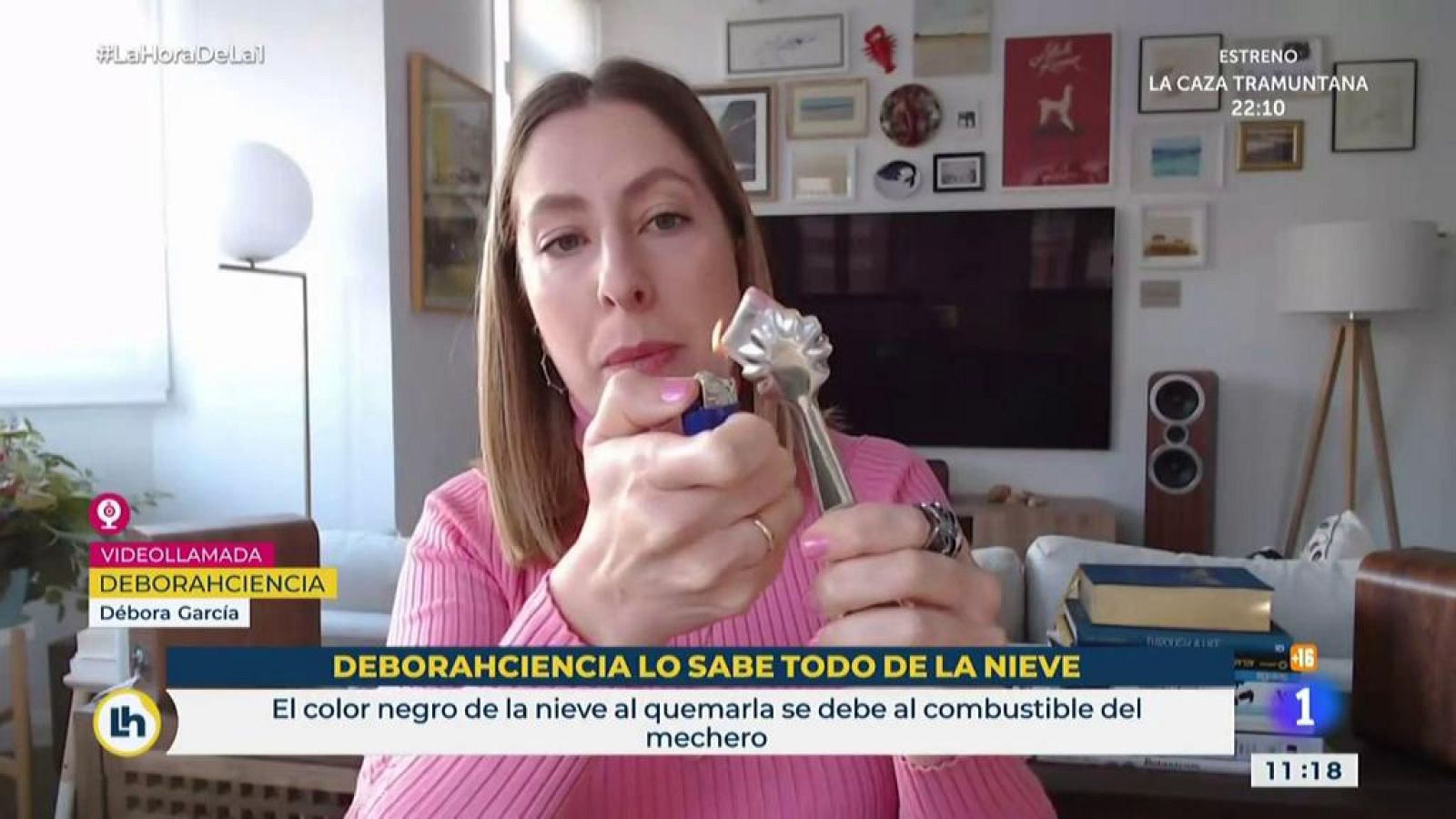 La Hora - Deborah Ciencia desmiente el vídeo de la 'nieve de plástico'