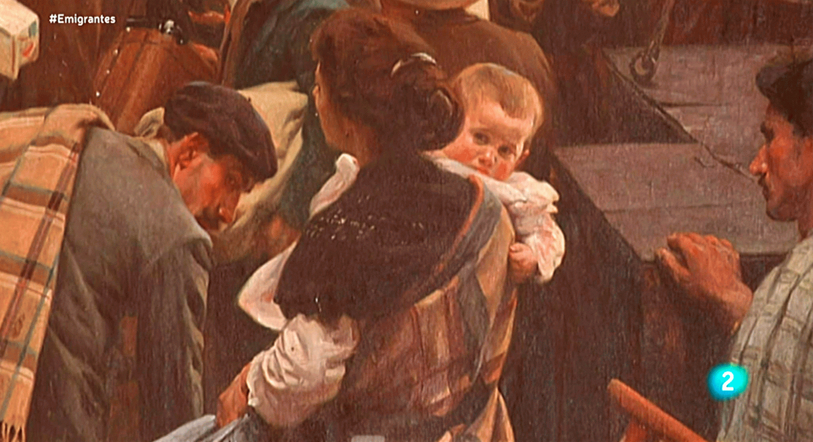 La aventura del saber Emigrantes pintor Ventura Alvarez pintura plastica arte Peio Riaño #AventuraSaberArte