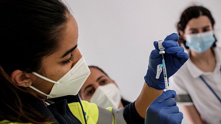 Telediario 1 - Extremadura pide perdón por su bajo ritmo de vacunación