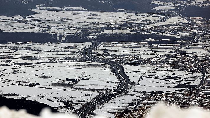 El tiempo - Heladas en la meseta Norte, Castilla-La Mancha, sistema Ibérico y Pirineos