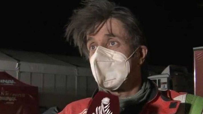Telediario 1 - Muere el piloto Pierre Cherpin tras su caída en la séptima etapa del Dakar