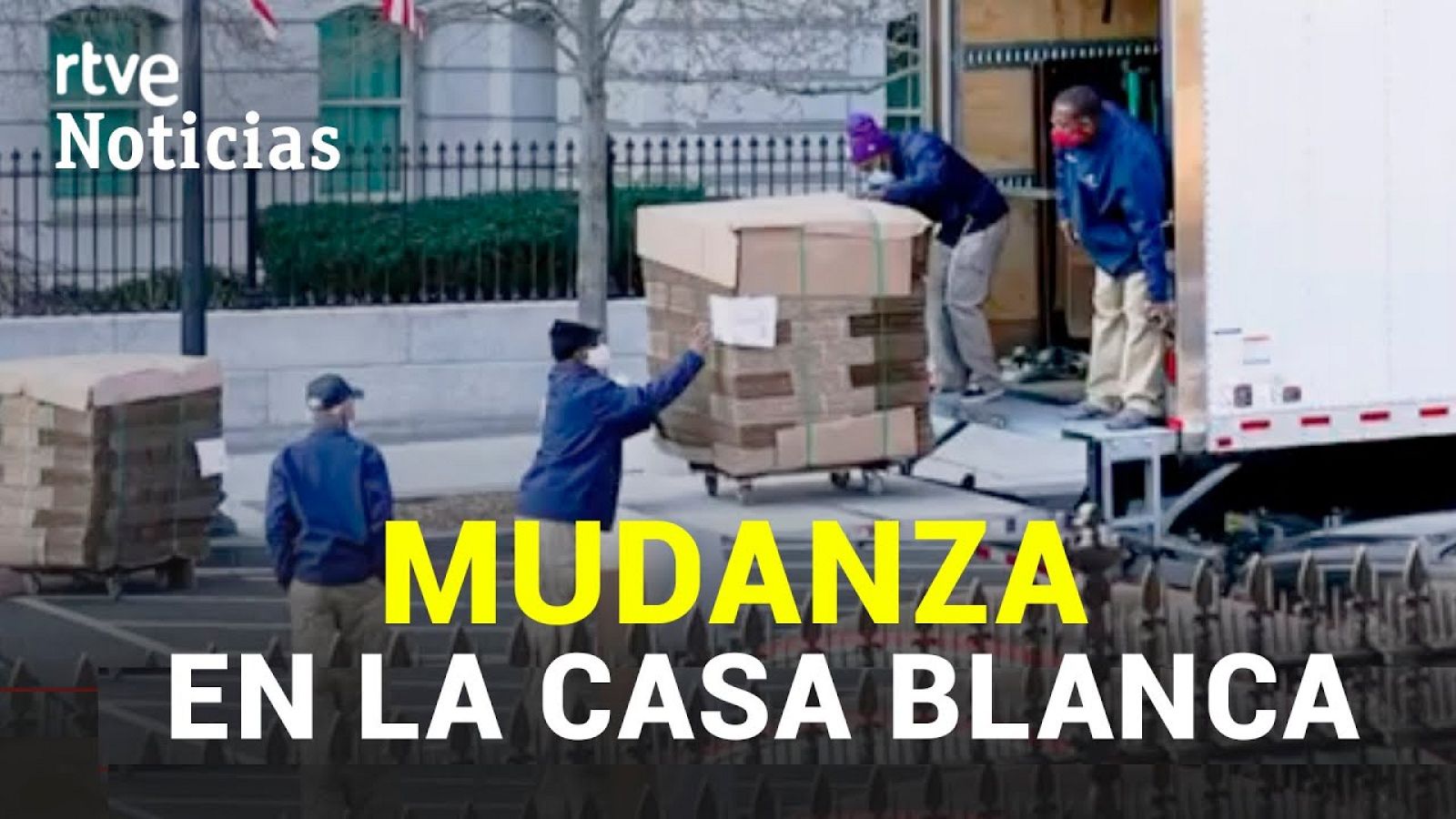 Trump empieza a sacar sus pertenencias de la Casa Blanca