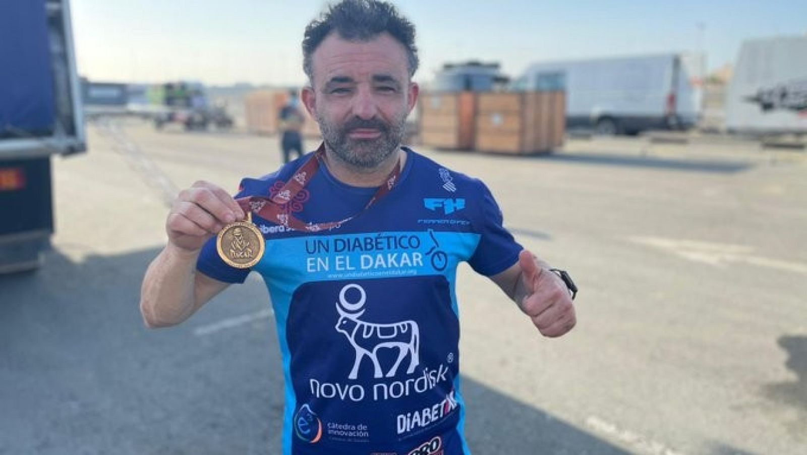 Dakar 2021 | Dani Albero, primer diabético en acabar el Dakar