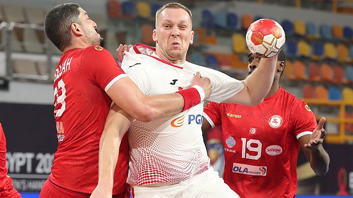 Balonmano - Campeonato del Mundo masculino: Túnez - Polonia