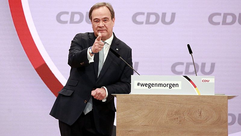 El partido de Angela Merkel, la CDU, apuesta por la continuidad y elige a Armin Laschet como nuevo presidente