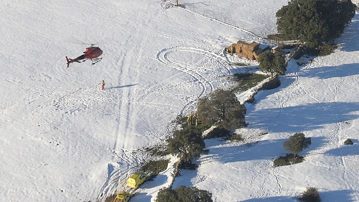 Telediario 1 - Así han vivido las zonas rurales la nevada más intensa de los últimos 50 años