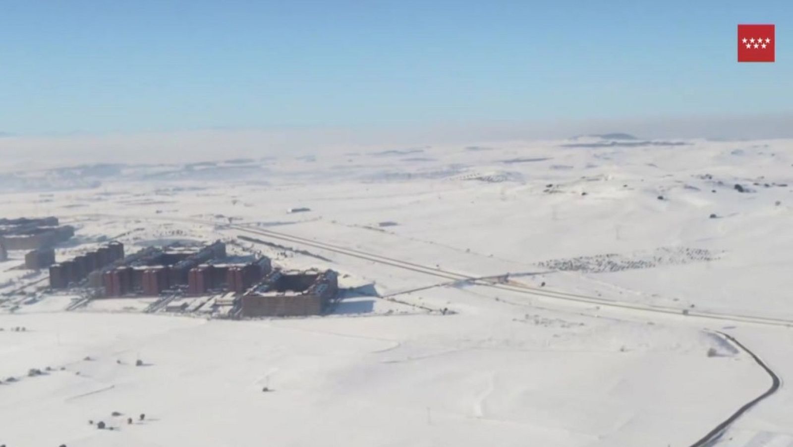 Madrid, desde el aire, una semana después de la gran nevada- RTVE.es | Ver