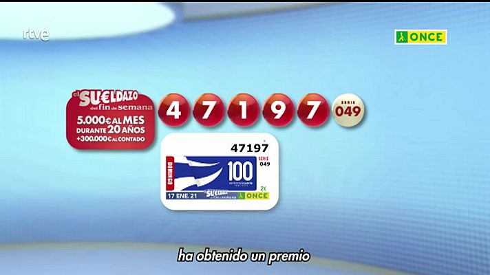 Sorteos ONCE - Sorteo ONCE - 17/01/21