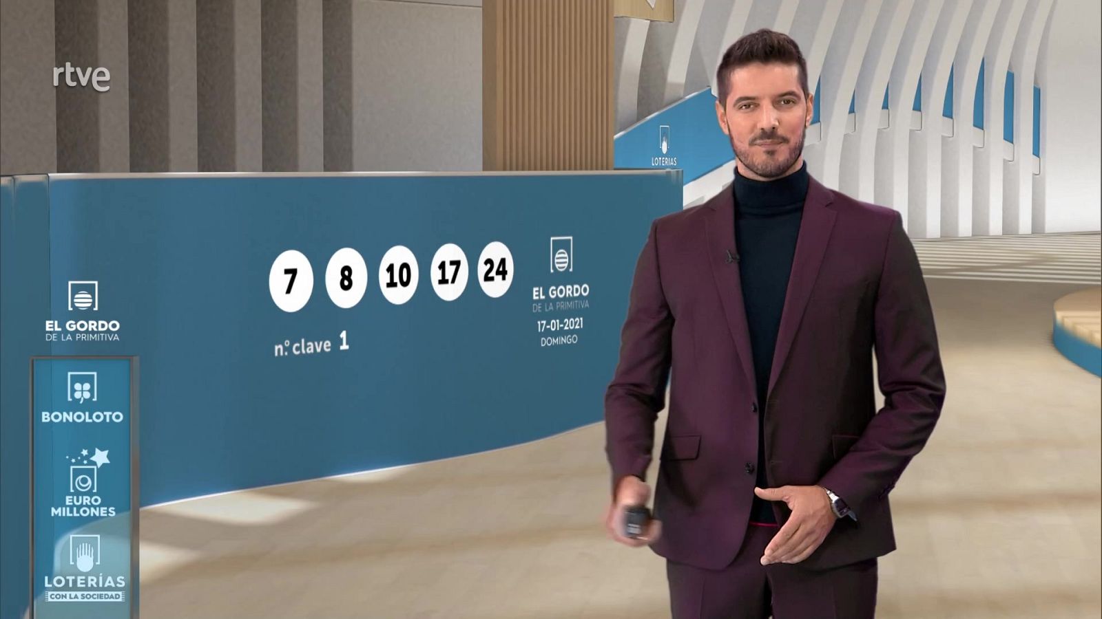 El Gordo de la Primitiva - 17/01/21 - ver ahora