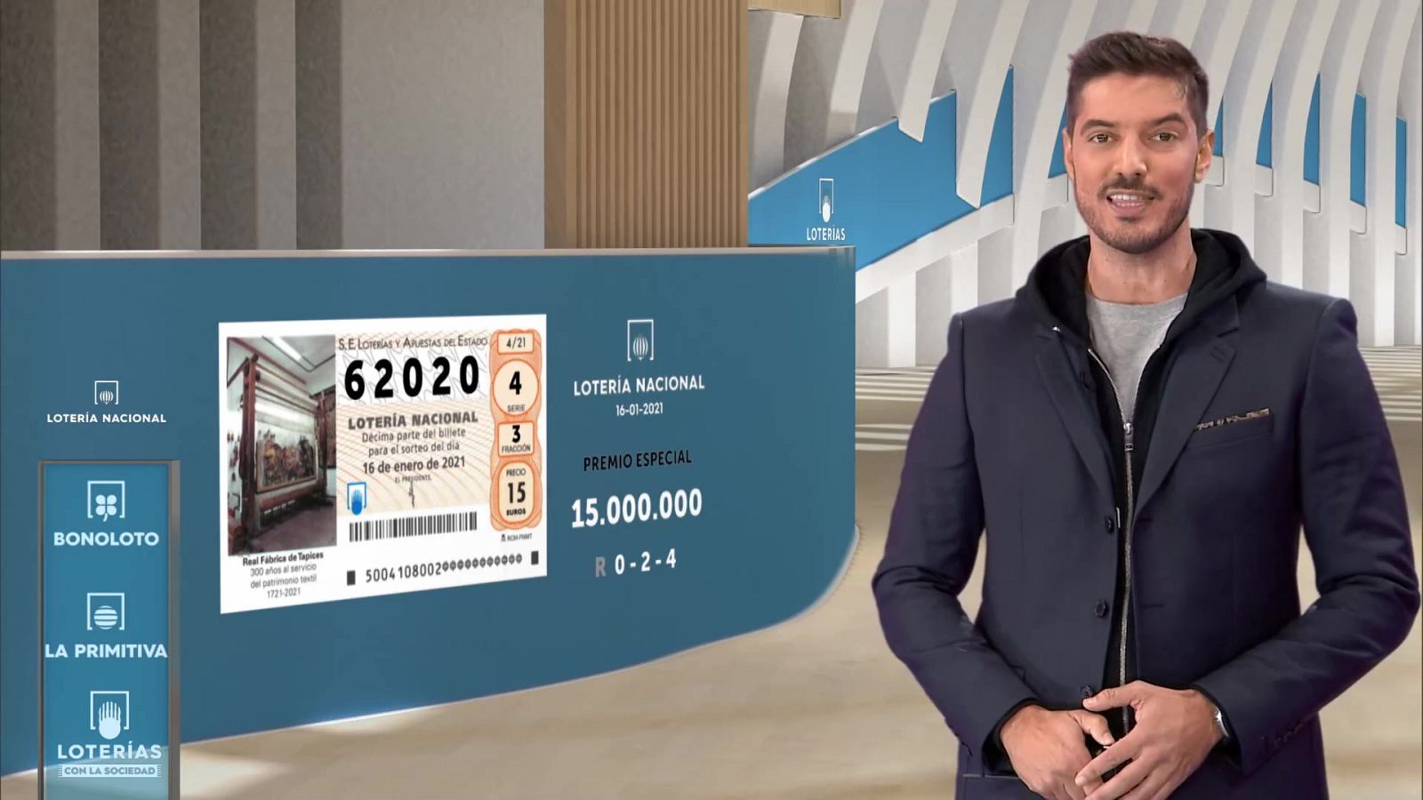 Lotería Nacional - 16/01/21 - ver ahora
