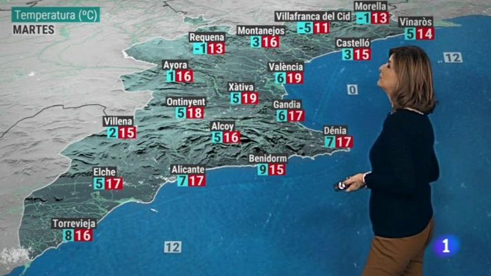 L'informatiu - Comunitat Valenciana - El tiempo en la Comunidad Valenciana - 18/01/21