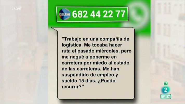 Aquí hay trabajo - ¿Qué pasa si no puedo ir a mi trabajo por fuerza mayor?