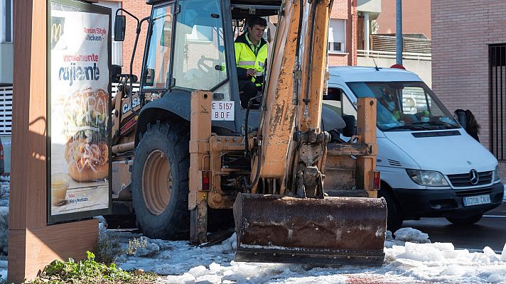 Telediario 1 - Madrid se prepara para evitar las inundaciones