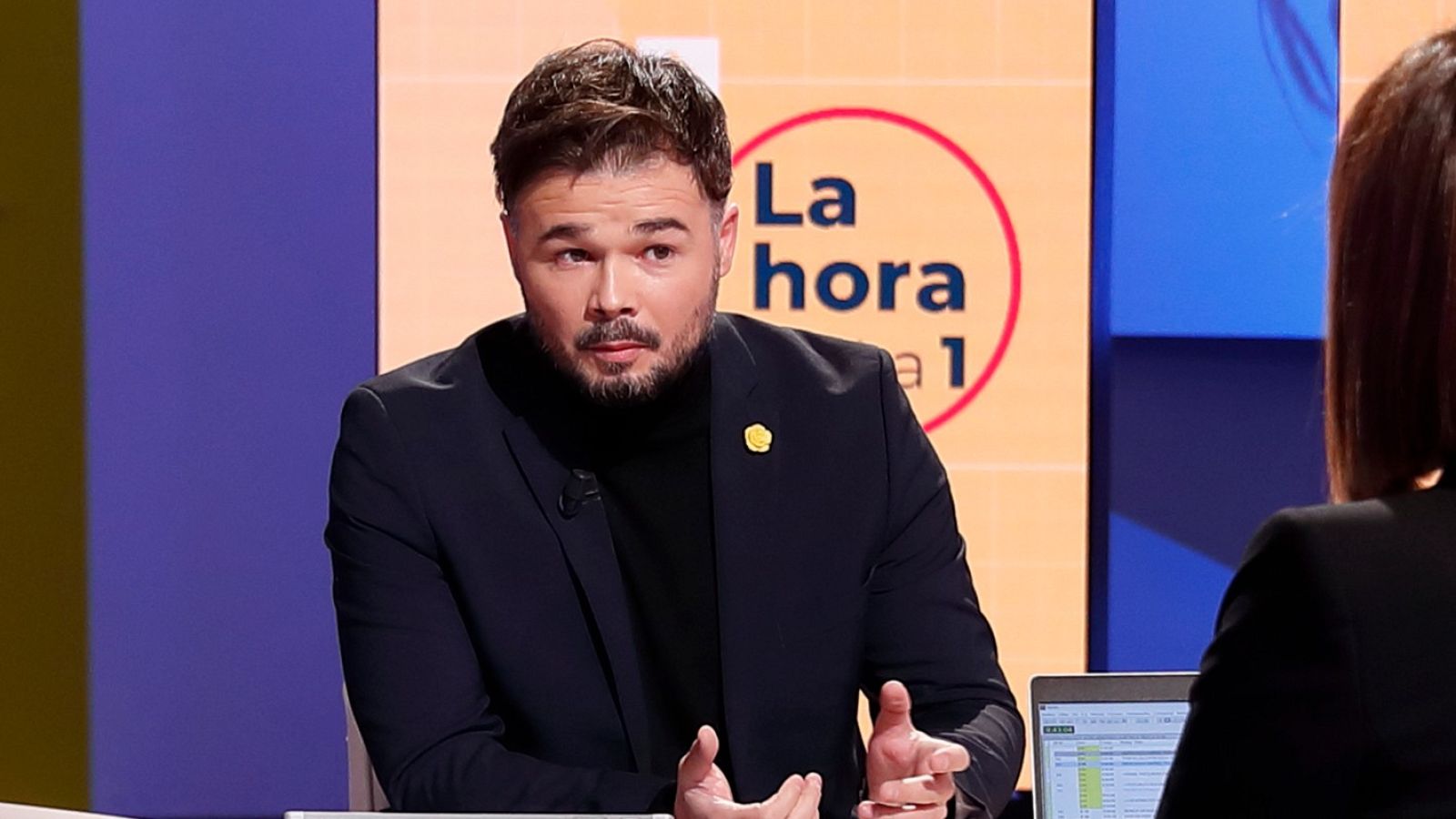 Rufián aboga por retrasar las elecciones del 14F - La hora de La 1 | Ver