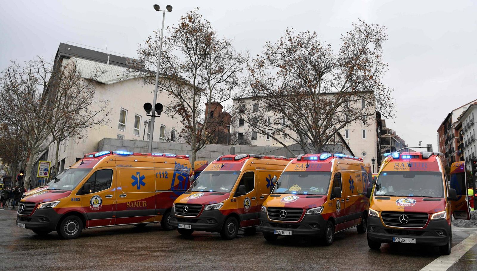 Varios heridos tras una explosión en un edificio del centro de Madrid