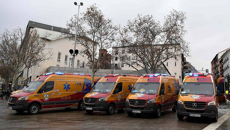 Varios heridos tras una explosión en un edificio del centro de Madrid