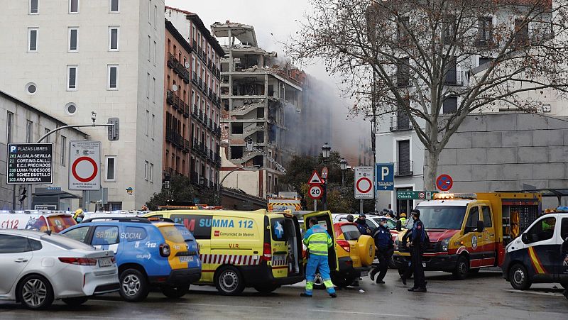 La explosión en Madrid no deja heridos en la residencia cercana: "Están todos bien"