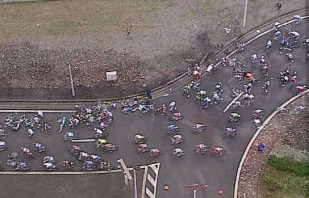 Vuelta ciclista a España - Caída masiva en La Vuelta