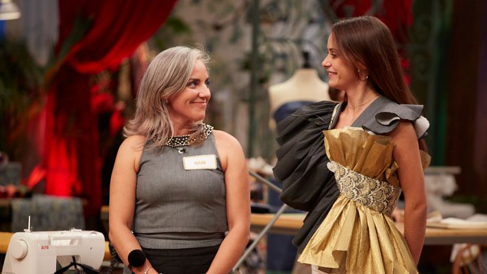 Maestros de la costura - Los jueces comprueban la funcionalidad de la prenda de Nani