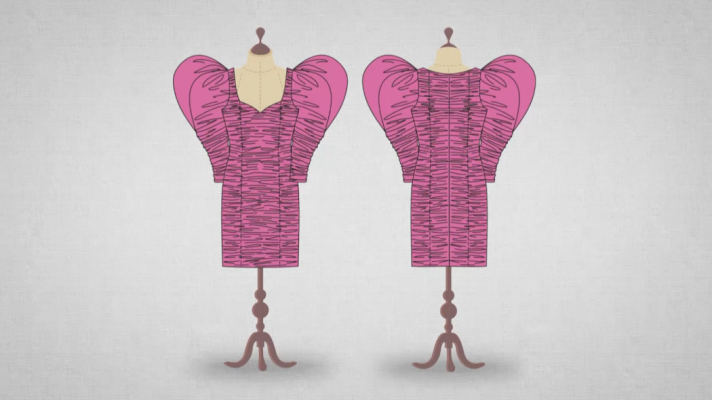 Maestros de la costura - Replica el vestido de papel de María Escoté