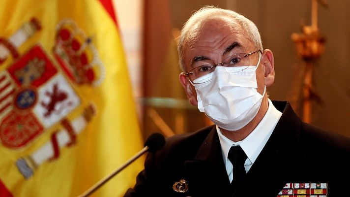 Informativo 24h - El almirante López Calderón, nuevo JEMAD tras la dimisión de Villarroya por vacunarse contra la COVID-19