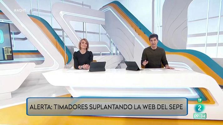 Aquí hay trabajo - Alerta: timadores suplantando la web del SEPE