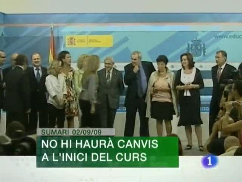 L'Informatiu. Informativo Territorial de la C.Valenciana (02/09/09)