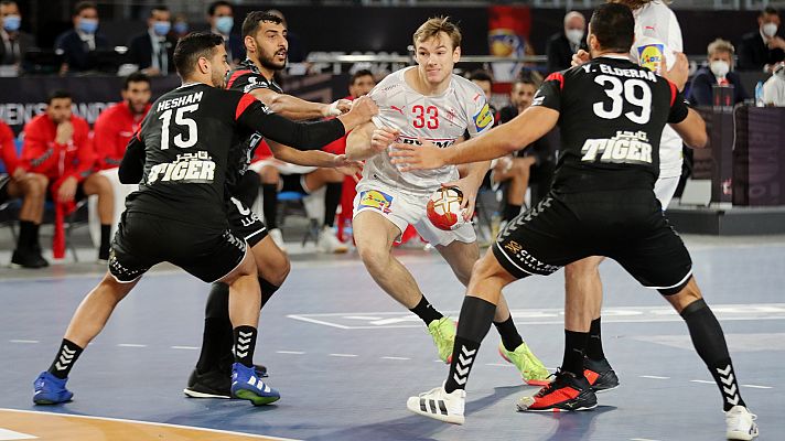 Balonmano - Campeonato Mundo masc.: 1/4 Final: Dinamarca - Egipto