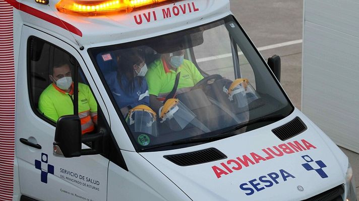 Telediario 1 - La incidencia en España se ralentiza, pero roza 900 casos